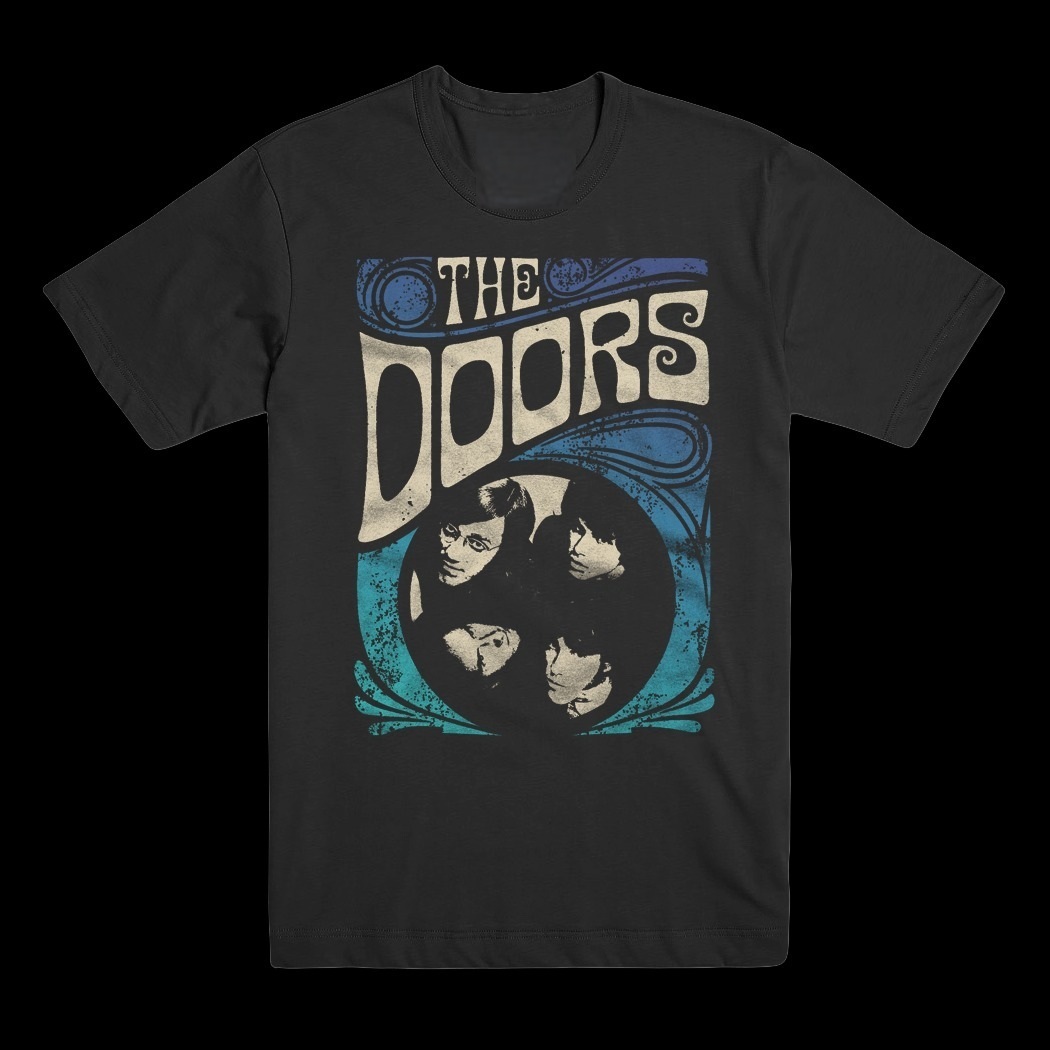 The Doors  The Doors Unisex Black Shirt